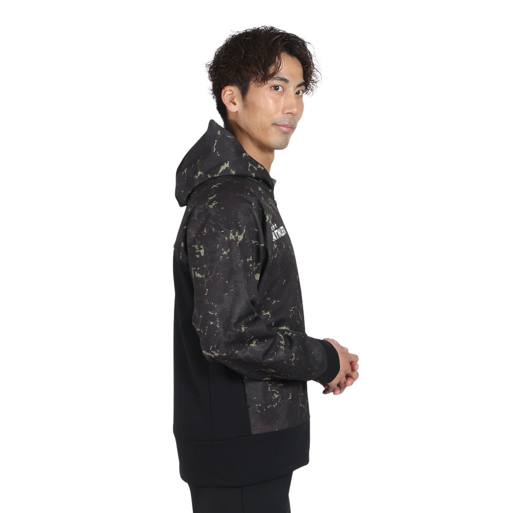 アスレタ（ATHLETA）（メンズ）サッカー フットサルウェア 防風スウェット ジップパーカー 3389 BLK