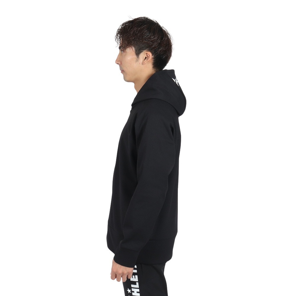 アスレタ（ATHLETA）（メンズ）サッカー フットサルウェア 防風スウェット ジップパーカー 3389 BLKBLK
