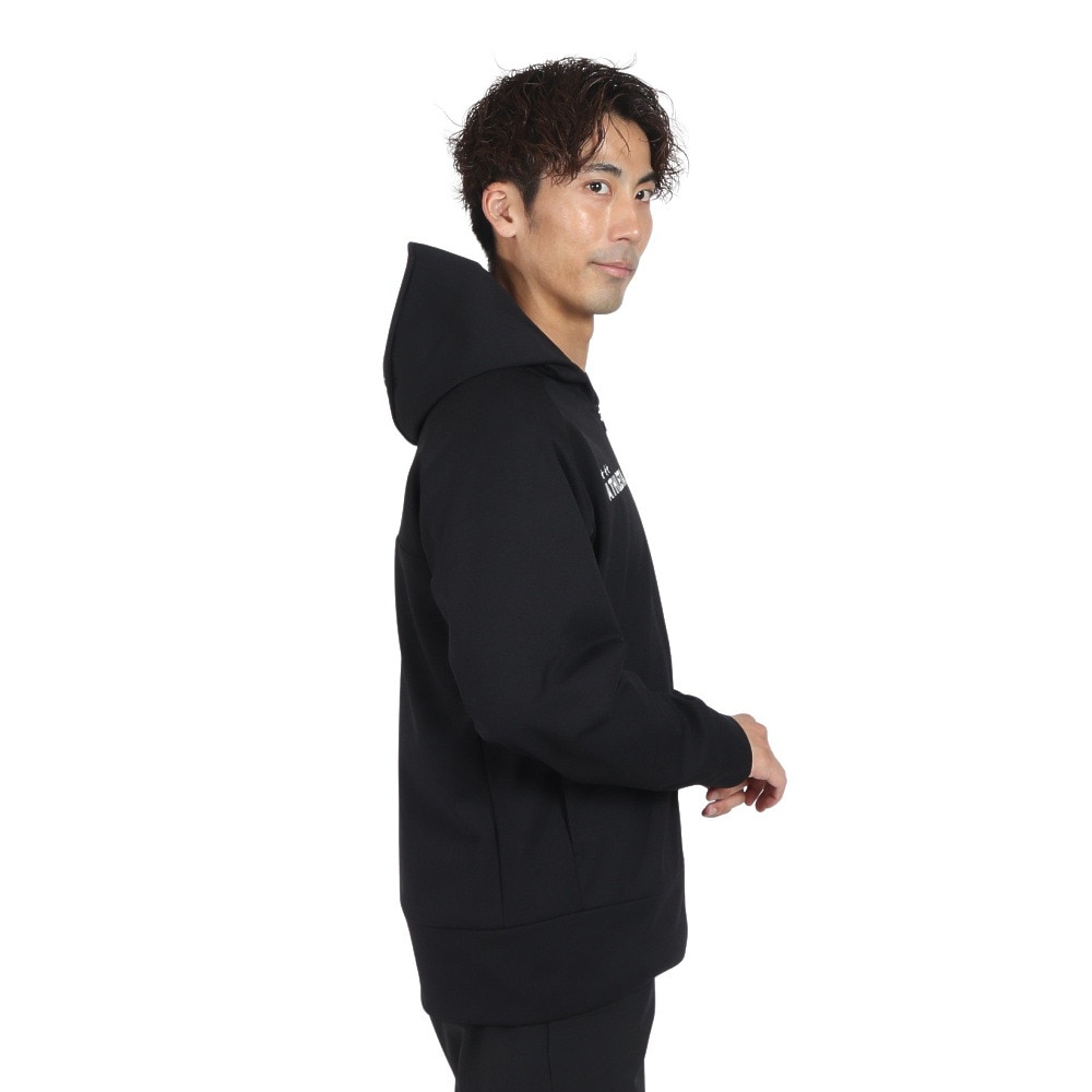 アスレタ（ATHLETA）（メンズ）サッカー フットサルウェア 防風スウェット ジップパーカー 3389 BLKBLK