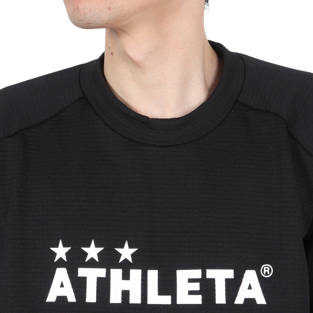 アスレタ（ATHLETA）（メンズ、レディース）サッカー フットサルウェア グリッド起毛 トラックシャツ 4160 BLK