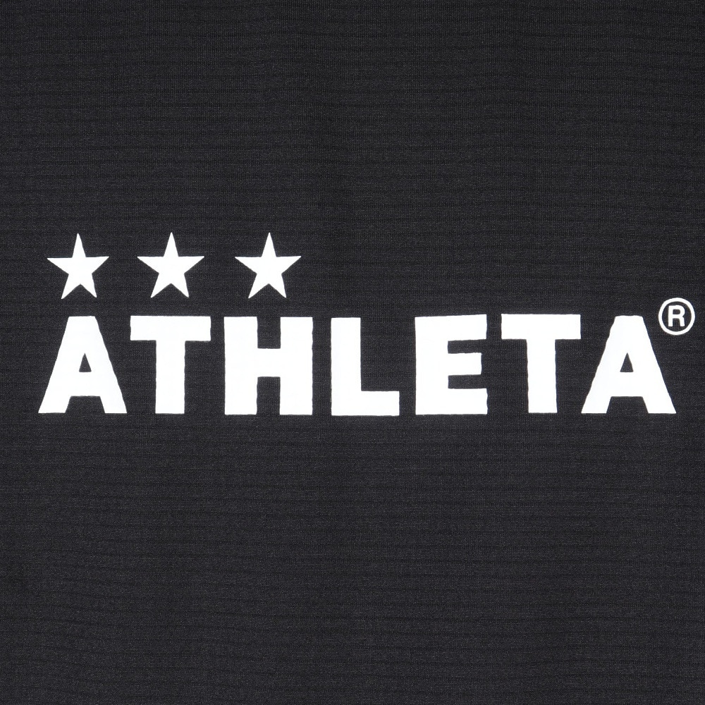 アスレタ（ATHLETA）（メンズ、レディース）サッカー フットサルウェア グリッド起毛 トラックシャツ 4160 BLK