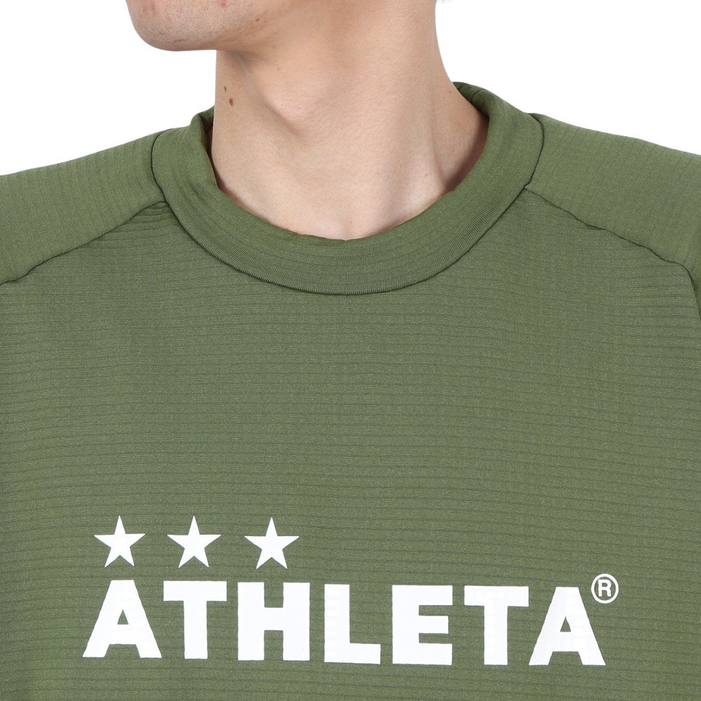 アスレタ（ATHLETA）（メンズ、レディース）サッカー フットサルウェア グリッド起毛TRシャツ 4160 KHA