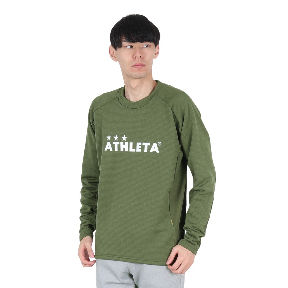 アスレタ（ATHLETA）（メンズ、レディース）サッカー フットサルウェア グリッド起毛TRシャツ 4160 KHA