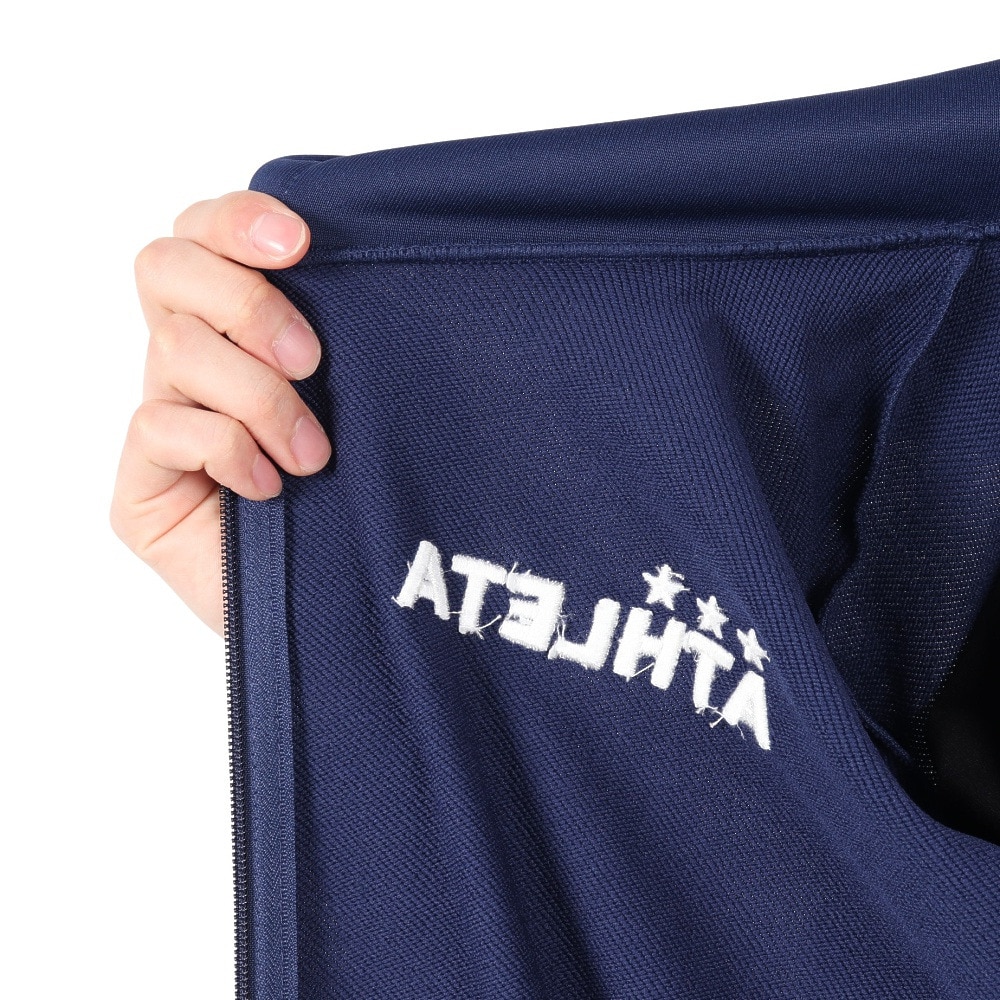アスレタ（ATHLETA）（メンズ）サッカー フットサルウェア 裏毛 スウェットジップパーカー XE-457 NVY
