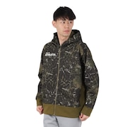 (メンズ)サッカー フットサルウェア 防風スウェット ZIP パーカー 3389 BEG