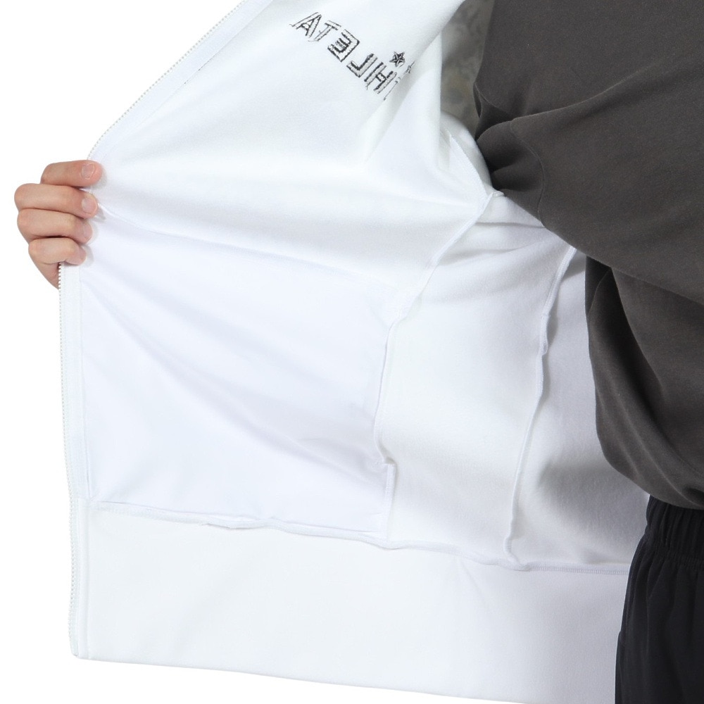 アスレタ（ATHLETA）（メンズ）サッカー フットサルウェア 防風スウェット ジップパーカー 3389 WHT