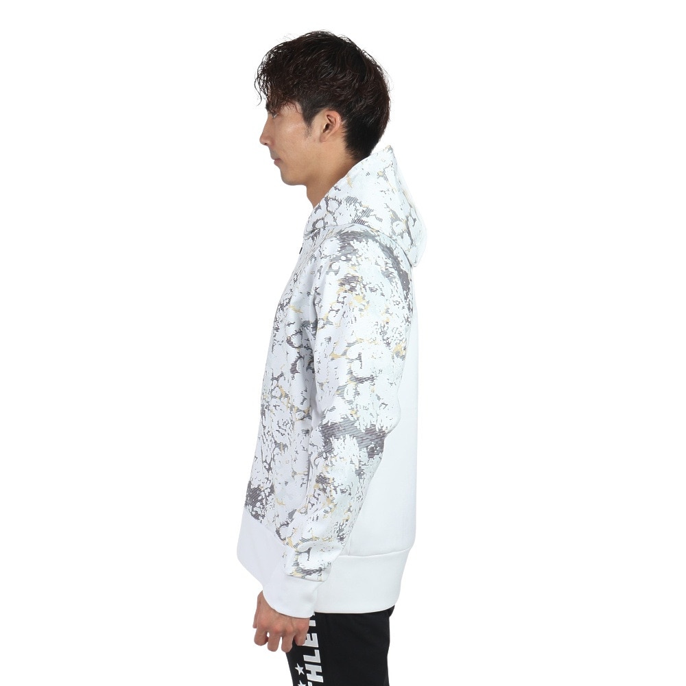 アスレタ（ATHLETA）（メンズ）サッカー フットサルウェア 防風スウェット ジップパーカー 3389 WHT