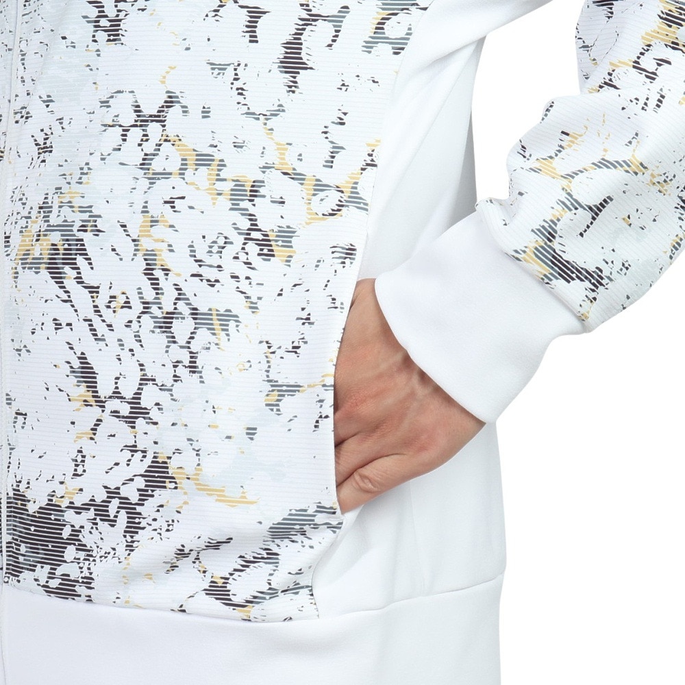 アスレタ（ATHLETA）（メンズ）サッカー フットサルウェア 防風スウェット ジップパーカー 3389 WHT