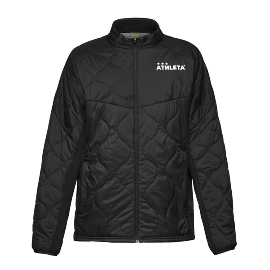 アスレタ（ATHLETA）（メンズ）サッカー フットサルウェア グリッド起毛パディングTRジャケット 4162 BLK