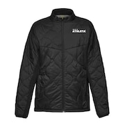 (メンズ)サッカー フットサルウェア グリッド起毛パディングTRジャケット 4162 BLK