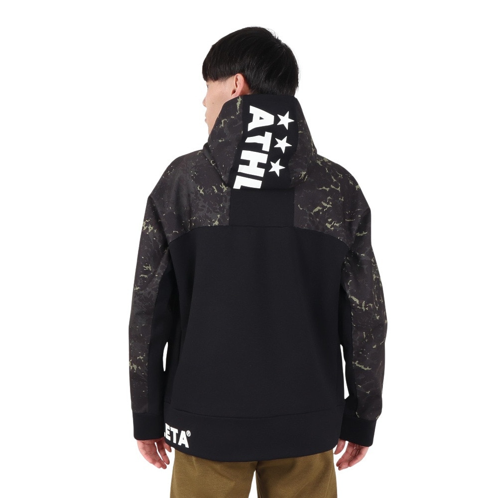 アスレタ（ATHLETA）（メンズ）サッカー フットサルウェア 防風スウェットパーカー 3390 BLK