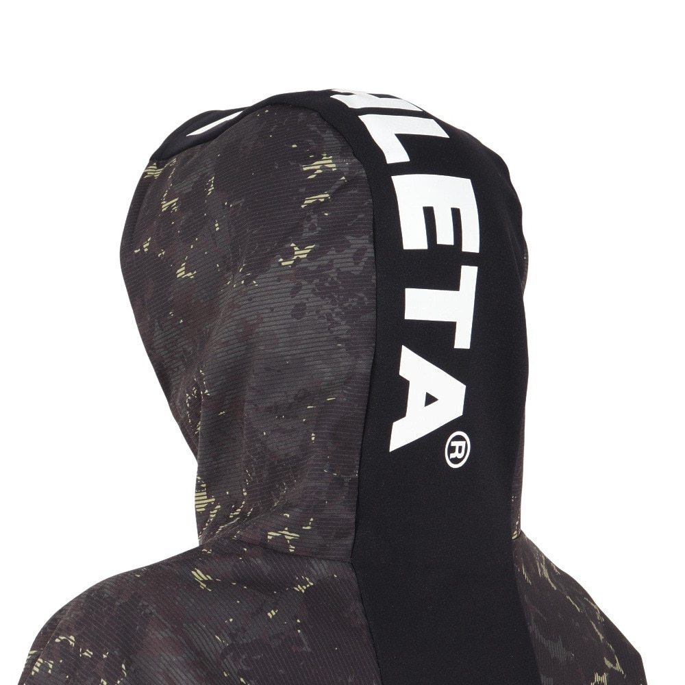 アスレタ（ATHLETA）（メンズ）サッカー フットサルウェア 防風スウェットパーカー 3390 BLK