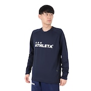 (メンズ)サッカー フットサルウェア グリッド起毛トレーニングシャツ 4160 NVY