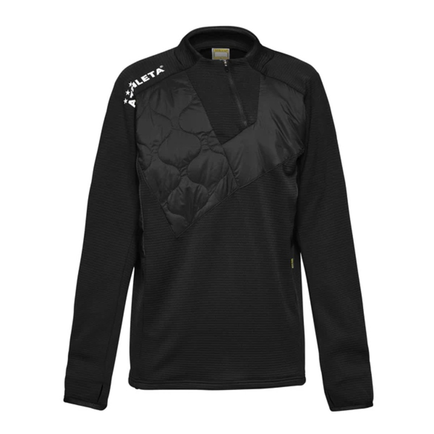 アスレタ（ATHLETA）（メンズ）サッカー フットサルウェア グリッド起毛パディングTRシャツ 4161 BLK