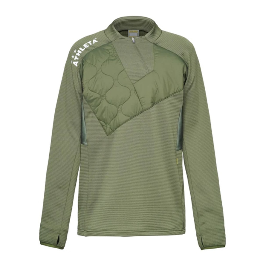 アスレタ（ATHLETA）（メンズ）サッカー フットサルウェア グリッド起毛パディングTRシャツ 4161 KHK
