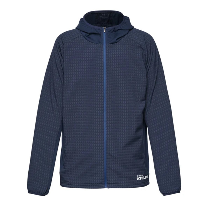 アスレタ（ATHLETA）（メンズ）サッカー フットサルウェア ウォームテックソフトシェジャケット REI-1174 NVY