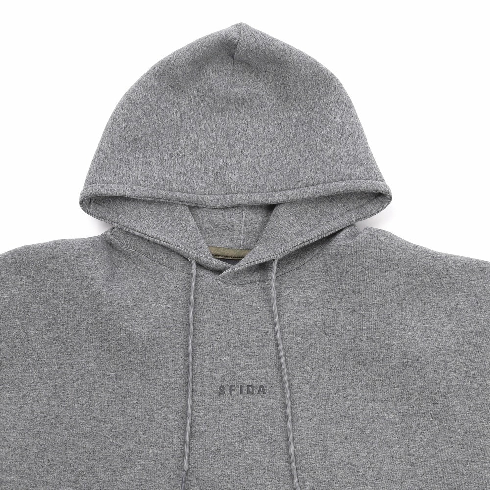 スフィーダ（SFIDA）（メンズ）サッカー フットサルウェア WINTER WARM T/Cスウェットフーディー SA-24512 H GRY