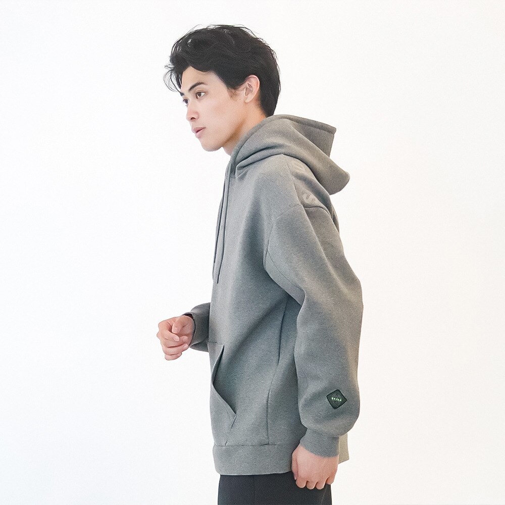 スフィーダ（SFIDA）（メンズ）サッカー フットサルウェア WINTER WARM T/Cスウェットフーディー SA-24512 H GRY