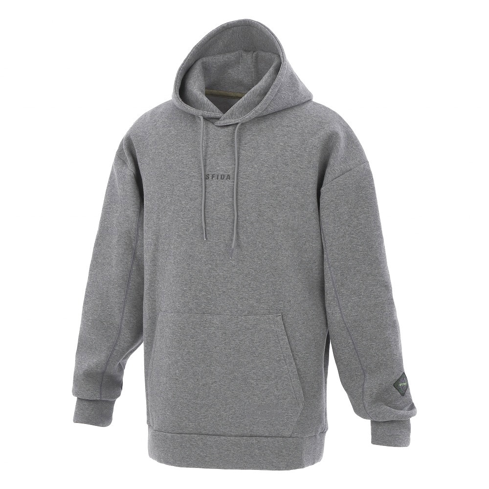スフィーダ（SFIDA）（メンズ）サッカー フットサルウェア WINTER WARM T/Cスウェットフーディー SA-24512 H GRY