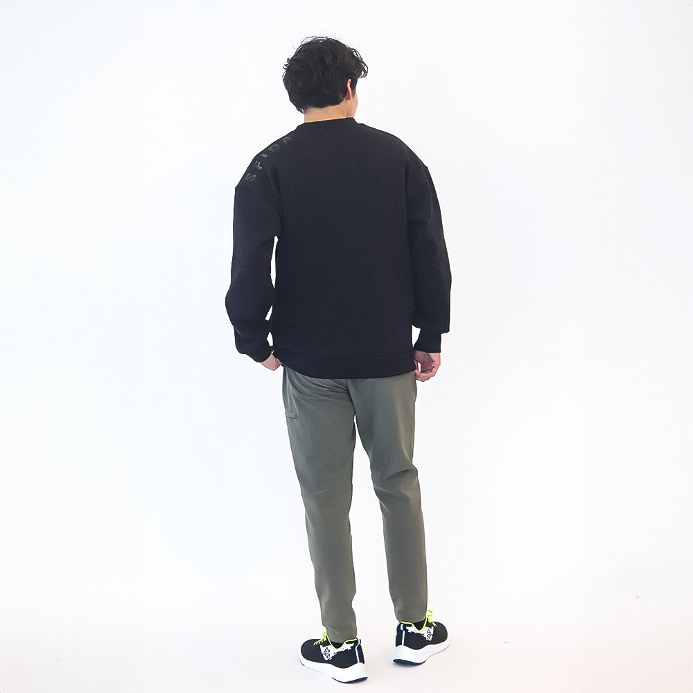 スフィーダ（SFIDA）（メンズ）サッカー フットサルウェア WINTER WARM T/C スウェットクルー SA-24513 BLK