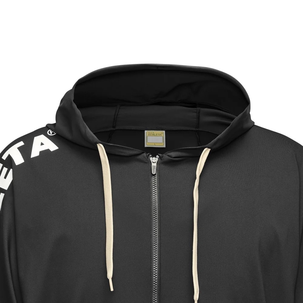 アスレタ（ATHLETA）（メンズ）サッカー フットサルウェア プラクール ジップパーカー 3393 BLK