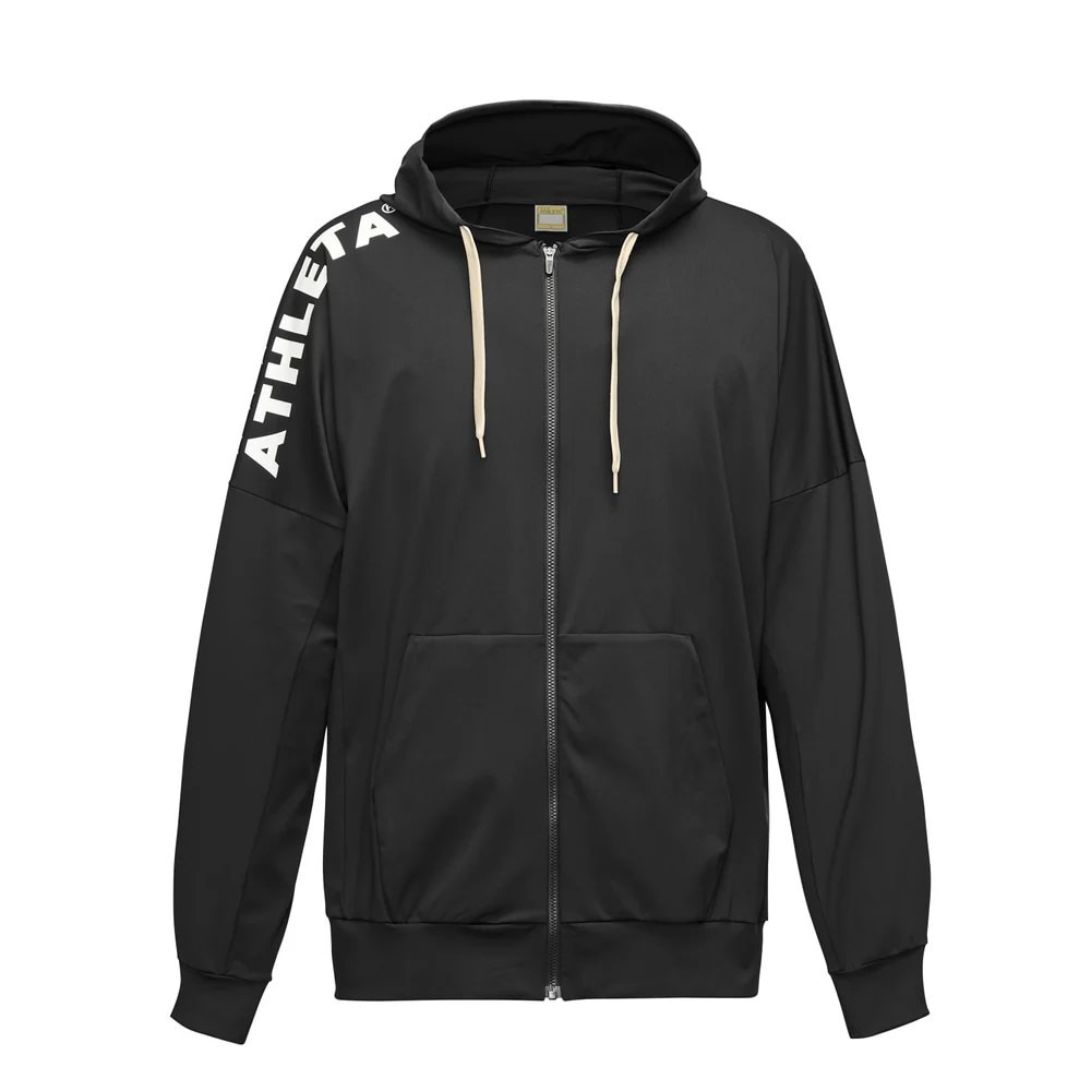 アスレタ（ATHLETA）（メンズ）サッカー フットサルウェア プラクール ジップパーカー 3393 BLK