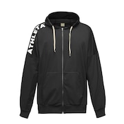 (メンズ)サッカー フットサルウェア プラクール ジップパーカー 3393 BLK