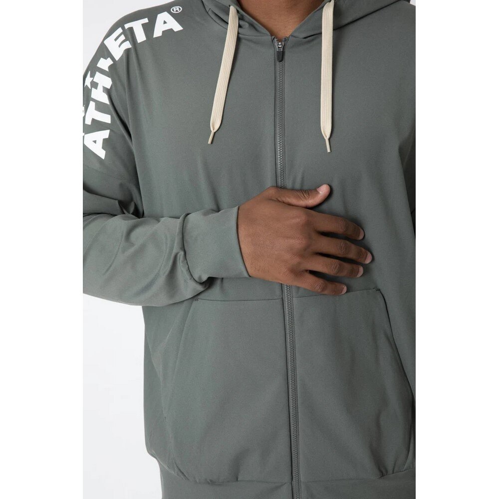 アスレタ（ATHLETA）（メンズ）サッカー フットサルウェア プラクール ジップパーカー 3393 KHA