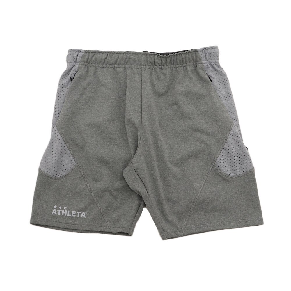  トレーニングライトスウェットハーフパンツ REI-1065 GRY 【サッカー スポーツウェア】