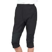 (メンズ)サッカー フットサルウェア スリムジャージ3/4パンツ 2387 BLK