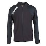 (メンズ)サッカー フットサルウェア トレーニングスリムジャージジャケット 2396 BLK