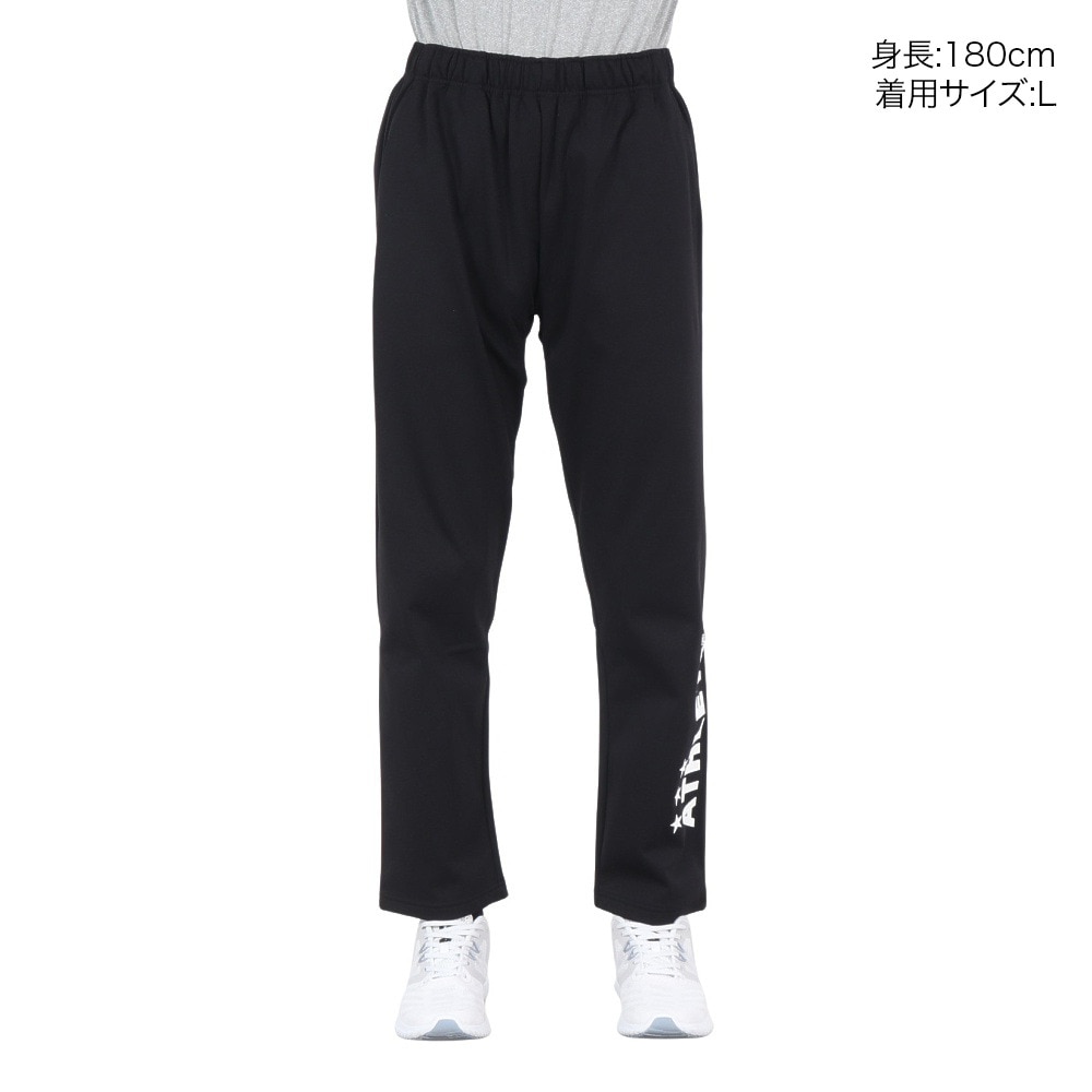 アスレタ（ATHLETA）（メンズ、レディース）サッカー フットサルウェア 防風 スウェットパンツ 3392 BLK