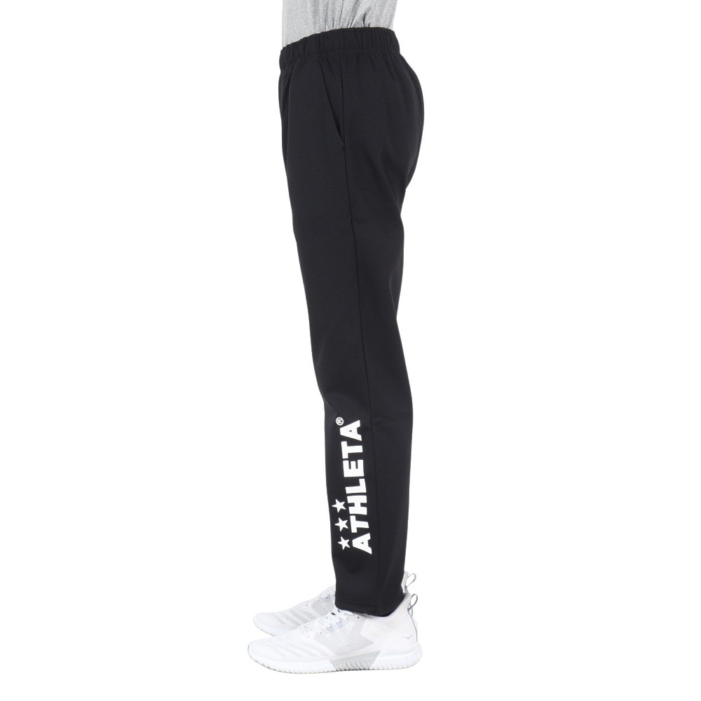 アスレタ（ATHLETA）（メンズ、レディース）サッカー フットサルウェア 防風 スウェットパンツ 3392 BLK