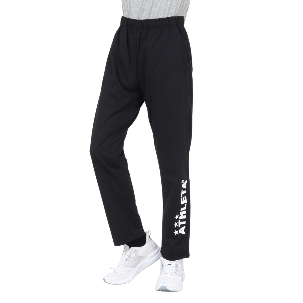 アスレタ（ATHLETA）（メンズ、レディース）サッカー フットサルウェア 防風 スウェットパンツ 3392 BLK