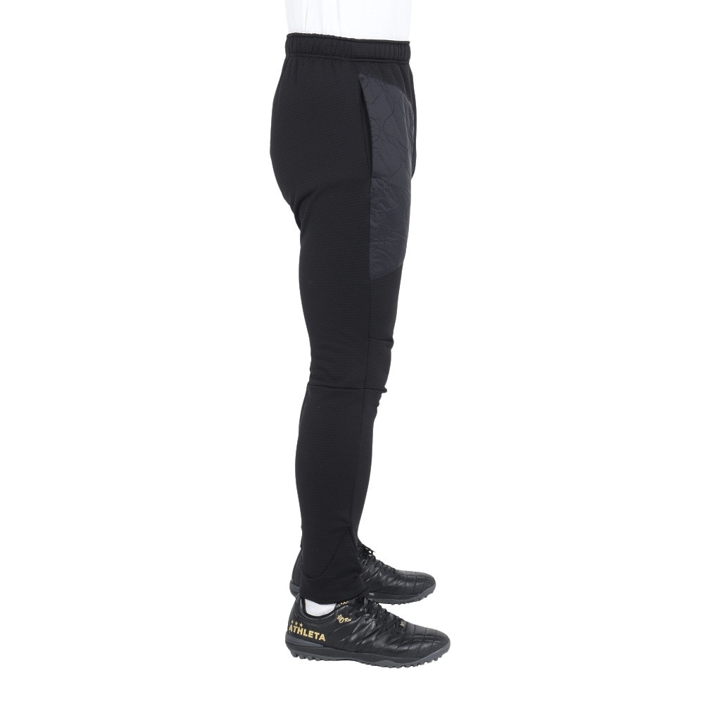 アスレタ（ATHLETA）（メンズ）サッカー フットサルウェア グリッド起毛パディングTRパンツ 4164 BLK