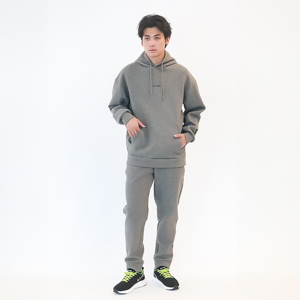スフィーダ（SFIDA）（メンズ）サッカー フットサルウェア WINTER WARM T/C スウェットボトムス SA-24514 H GRY