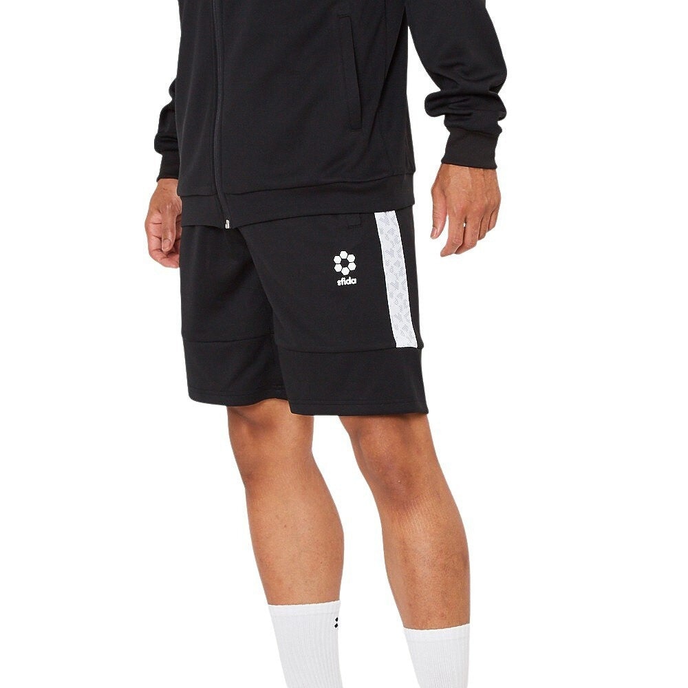 SFIDA サッカー ウェア メンズ BP ウォームアップ ハーフパンツ SA-21815 BLK S 90 フットサル