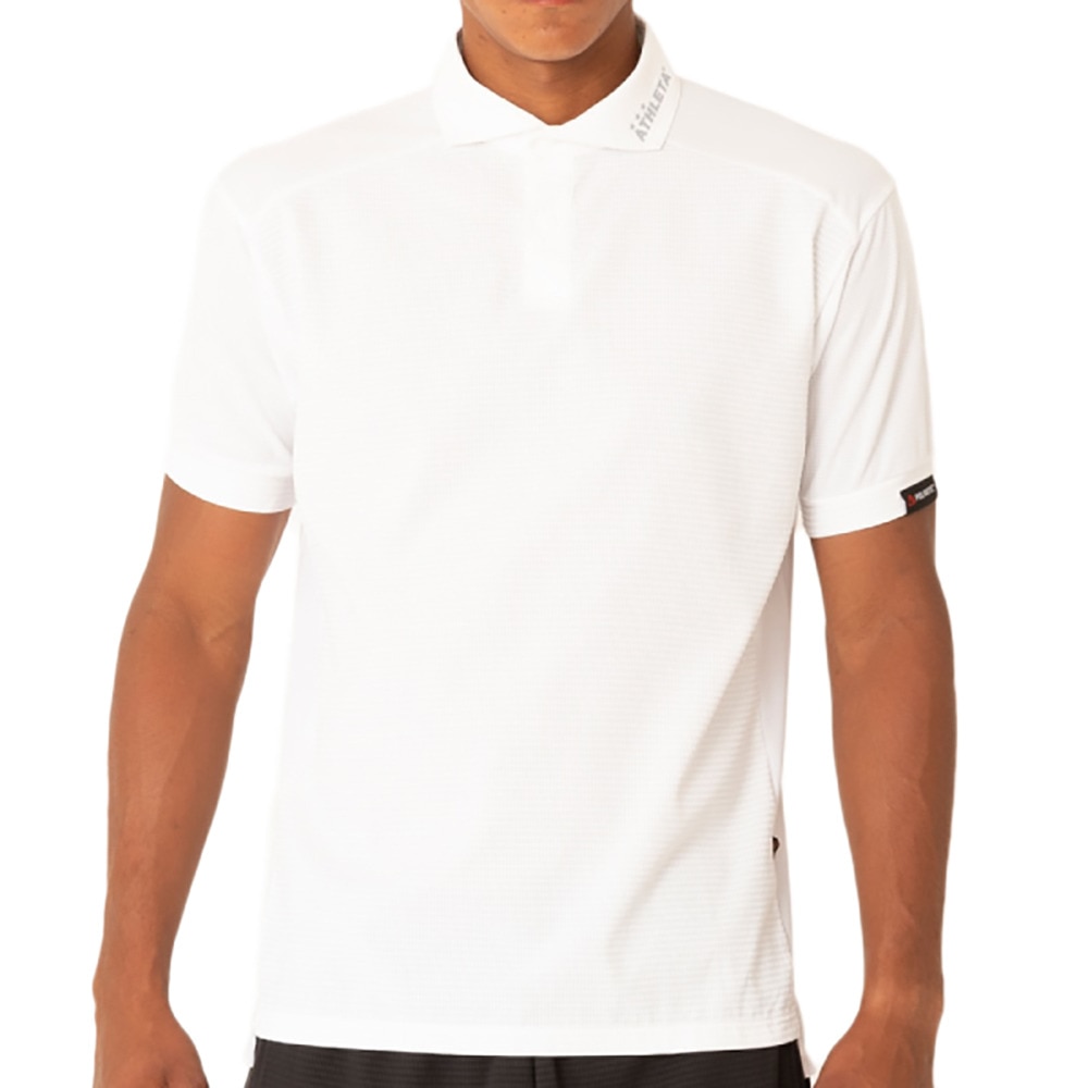 アスレタ（ATHLETA）（メンズ）パワードライポロシャツ REI-1128 WHT スポーツ用品はスーパースポーツゼビオ