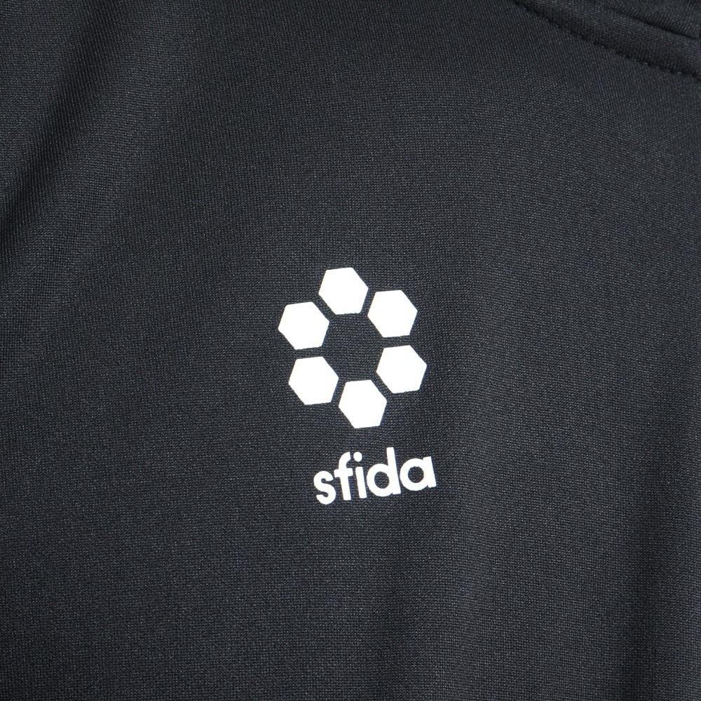 スフィーダ（SFIDA）（メンズ）BPウォームアップハーフジップトップ SA-21813 BLK 速乾