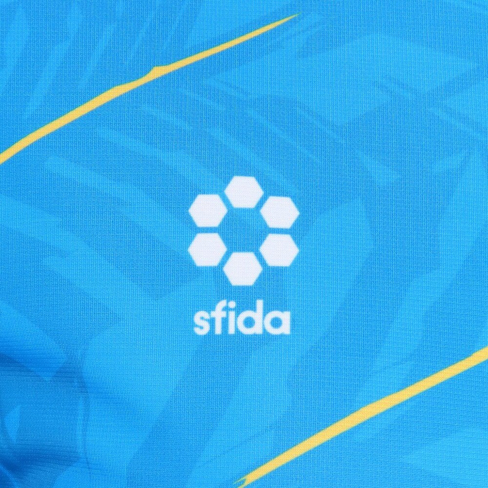 スフィーダ（SFIDA）（メンズ）TEAMPres ウォームアップHZトップ SA-23804UD BLU 速乾