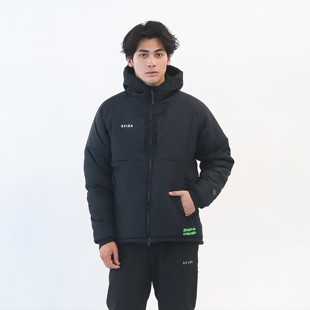 スフィーダ（SFIDA）（メンズ）Thm WINTER WARM パデッドジャケット SA-24510 BLK