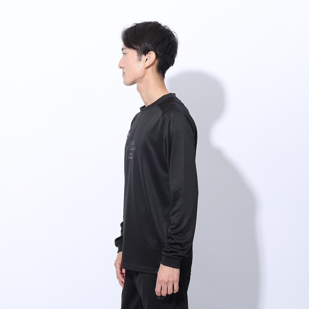 スフィーダ（SFIDA）（メンズ）長袖ニットシャツ SA-24X52 BLK