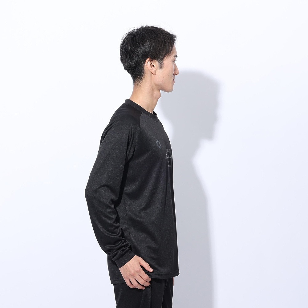 スフィーダ（SFIDA）（メンズ）長袖ニットシャツ SA-24X52 BLK