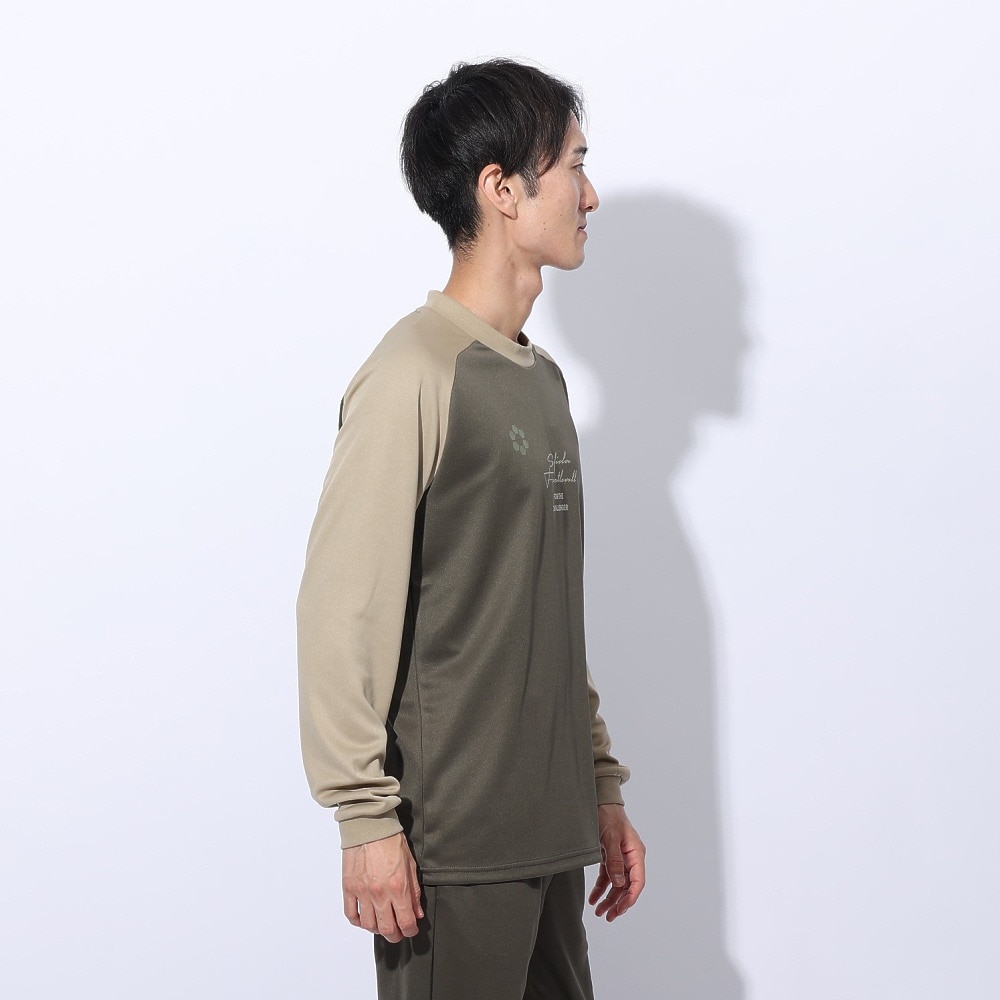 スフィーダ（SFIDA）（メンズ）長袖ニットシャツ SA-24X52 KHA