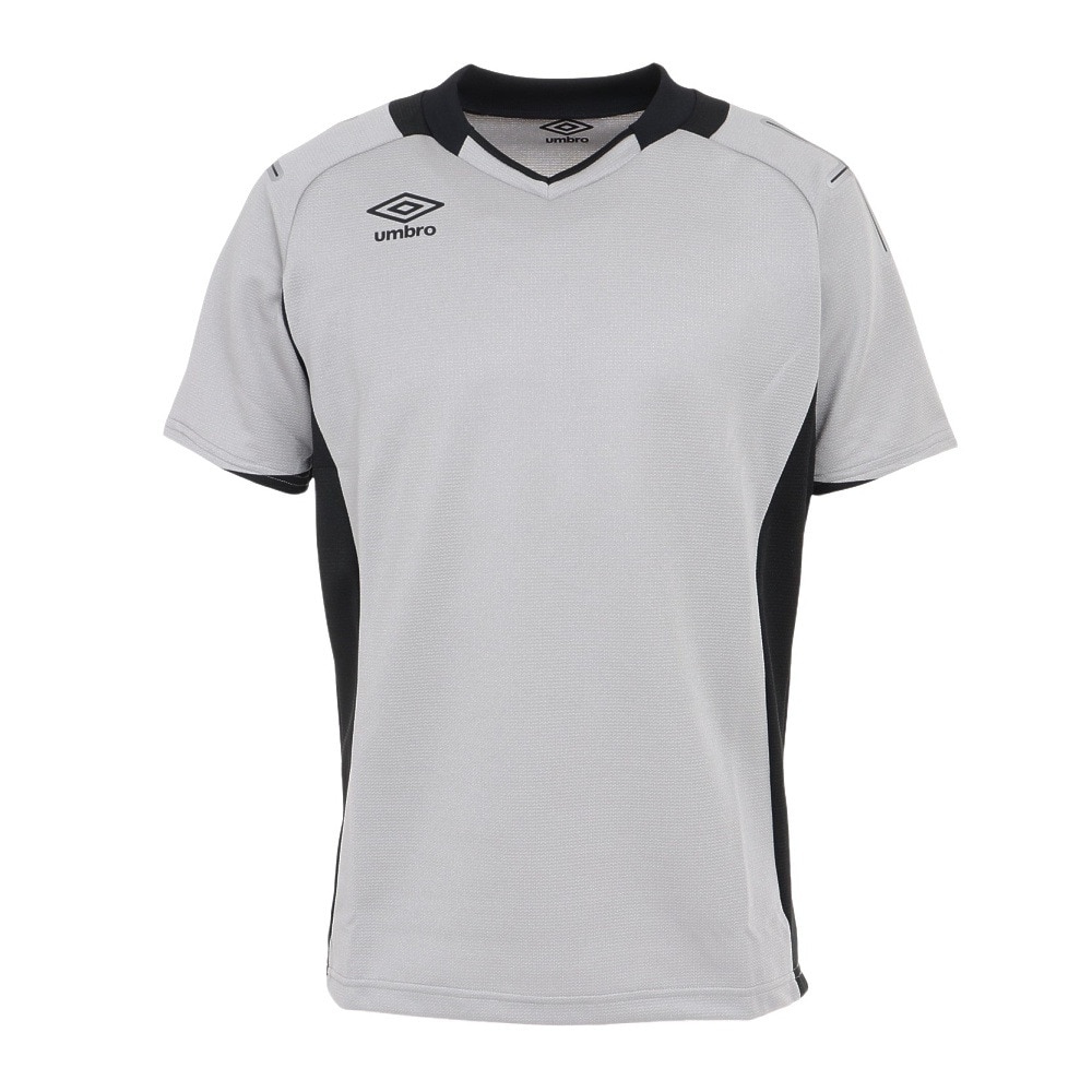 アンブロ（UMBRO）（メンズ）サッカー ウェア メンズ GAME ゴールキーパー 半袖 シャツ UAS6708G SLV 速乾