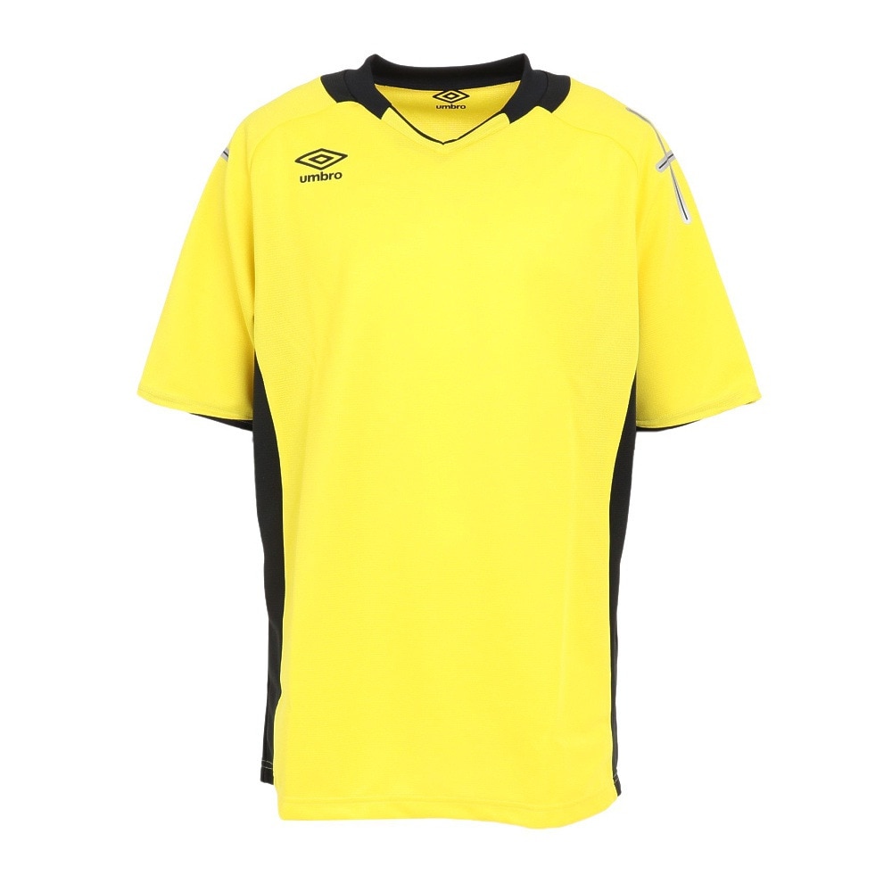 アンブロ（UMBRO）（メンズ）サッカー ウェア メンズ GAME ゴールキーパー 半袖 シャツ UAS6708G YEL 速乾
