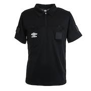 アンブロ（UMBRO）（メンズ）サッカー ウェア メンズ 半袖 レフリーシャツ UAS6608 BLK