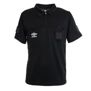 サッカー ウェア メンズ 半袖 レフリーシャツ UAS6608 BLK