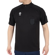 (メンズ)サッカーウェア レフリー 審判 レフェリーシャツ ショートスリーブ SA-22836 BLK 速乾