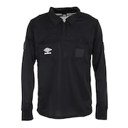 アンブロ(UMBRO)(メンズ)サッカーウェア レフリー 審判 長袖レフリーシャツ UAS6608L BLK